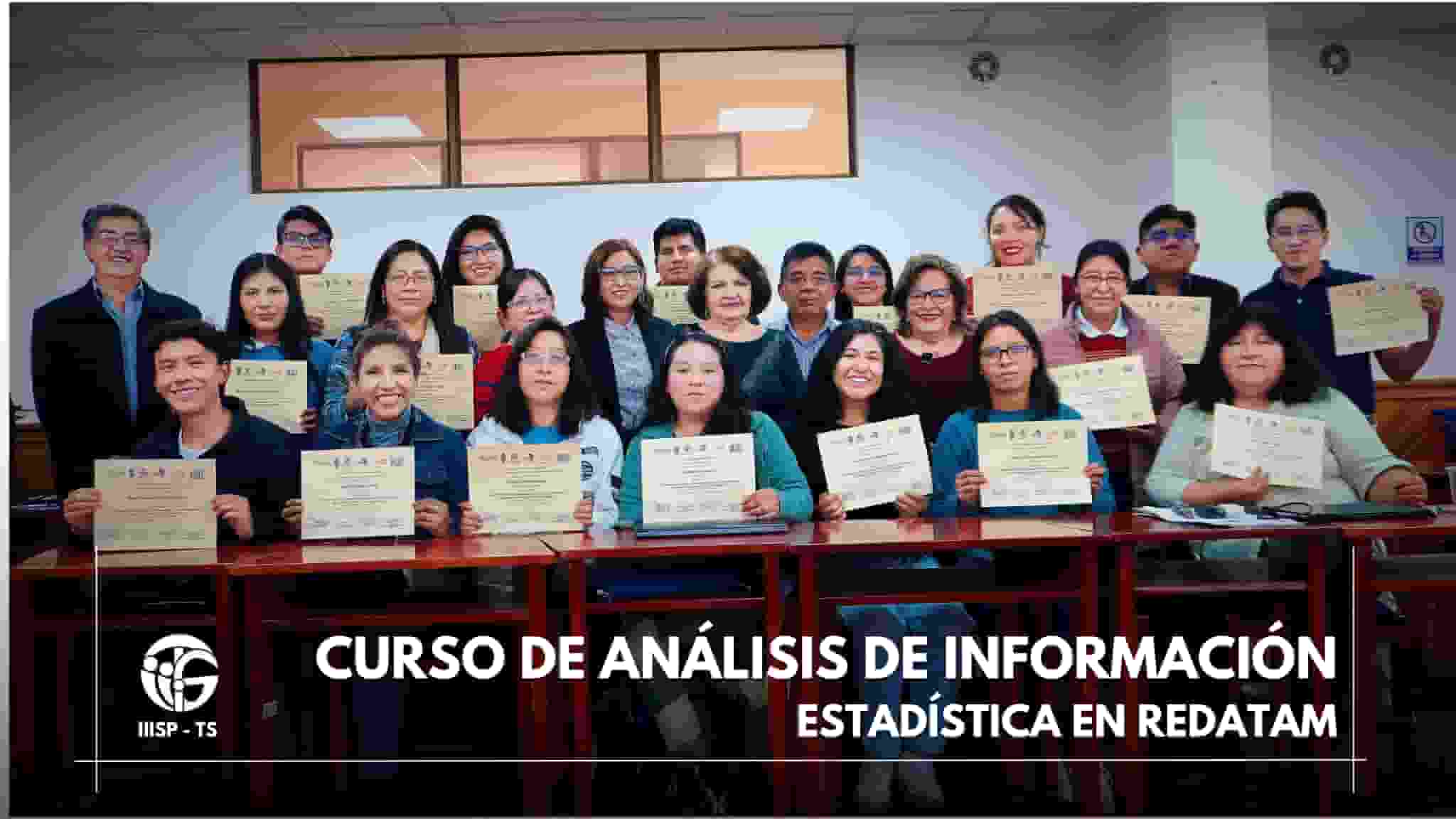 Curso de análisis de información estadística en redatam